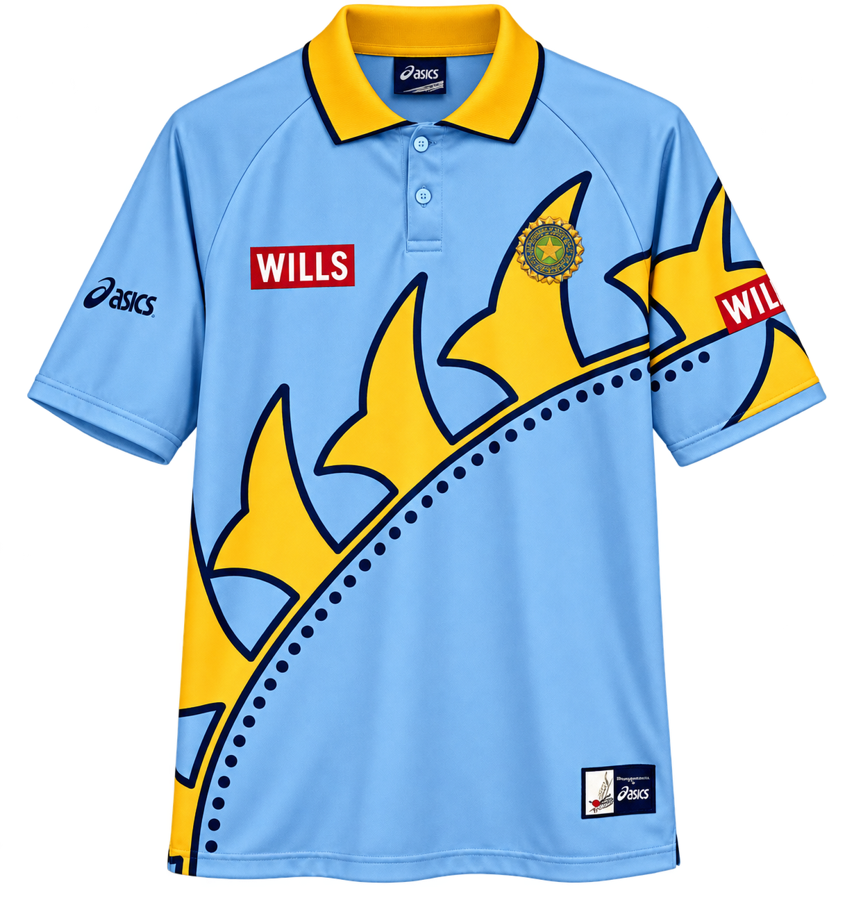 Retro Cricket Jersey (India 1999 WC)