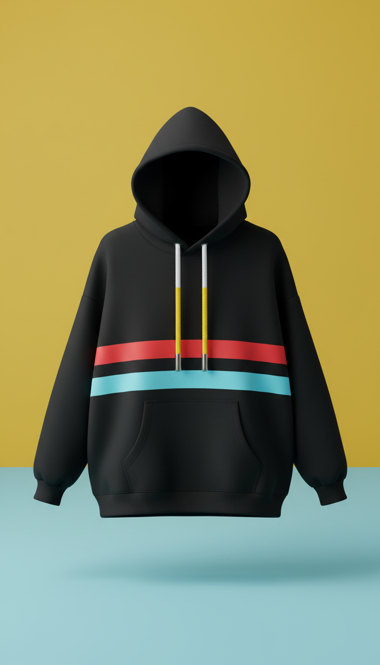 Urban Black lifestyle hoodie
