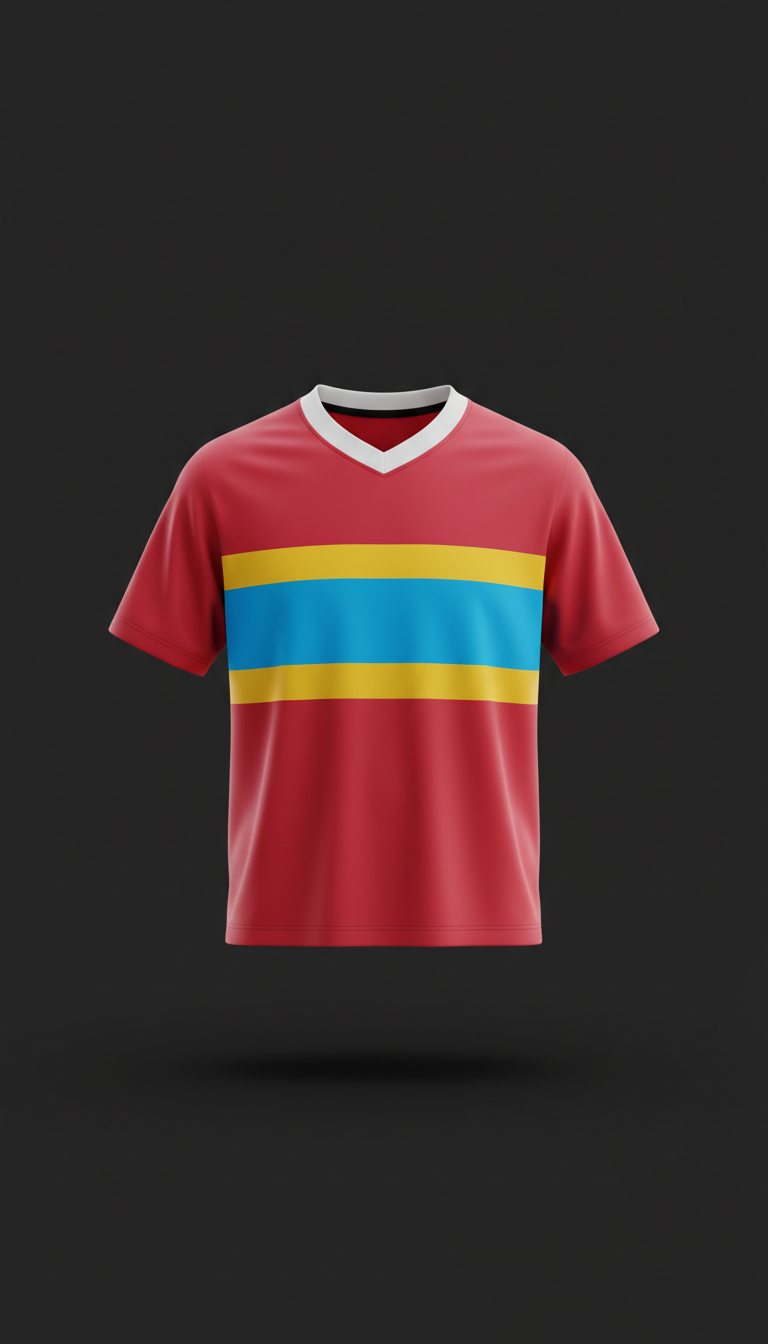 Game Day Red modern jersey
